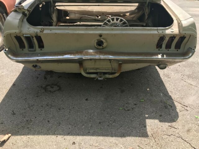 1968 White Ford Mustang Convertible