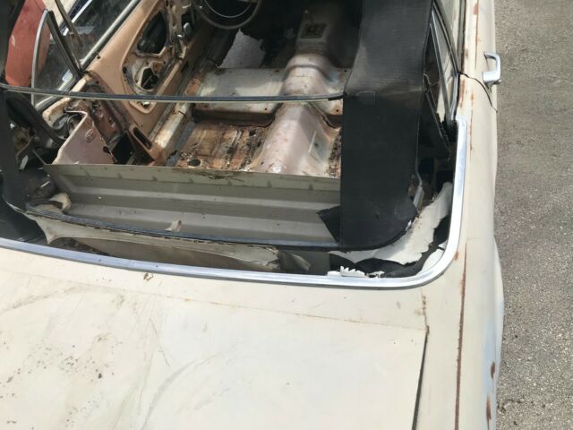 1968 White Ford Mustang Convertible