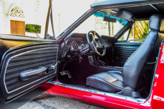 1968 Red Ford Mustang Convertible