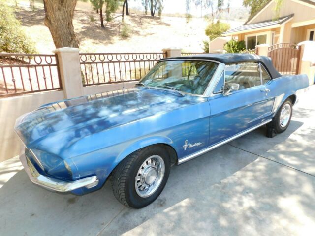 1968 BLUE Ford Mustang Convertible