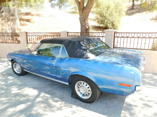 1968 BLUE Ford Mustang Convertible