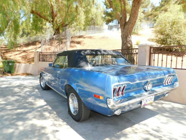 1968 BLUE Ford Mustang Convertible