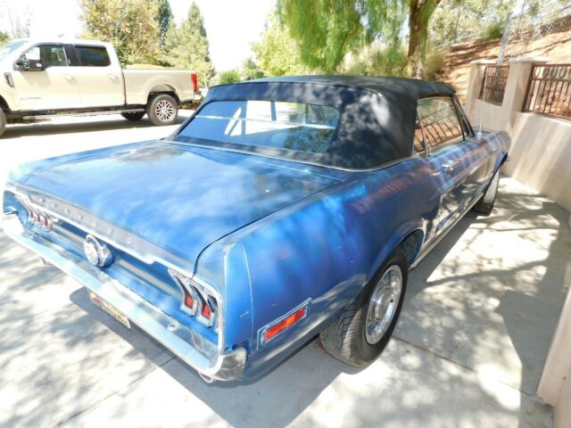1968 BLUE Ford Mustang Convertible