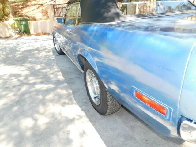 1968 BLUE Ford Mustang Convertible