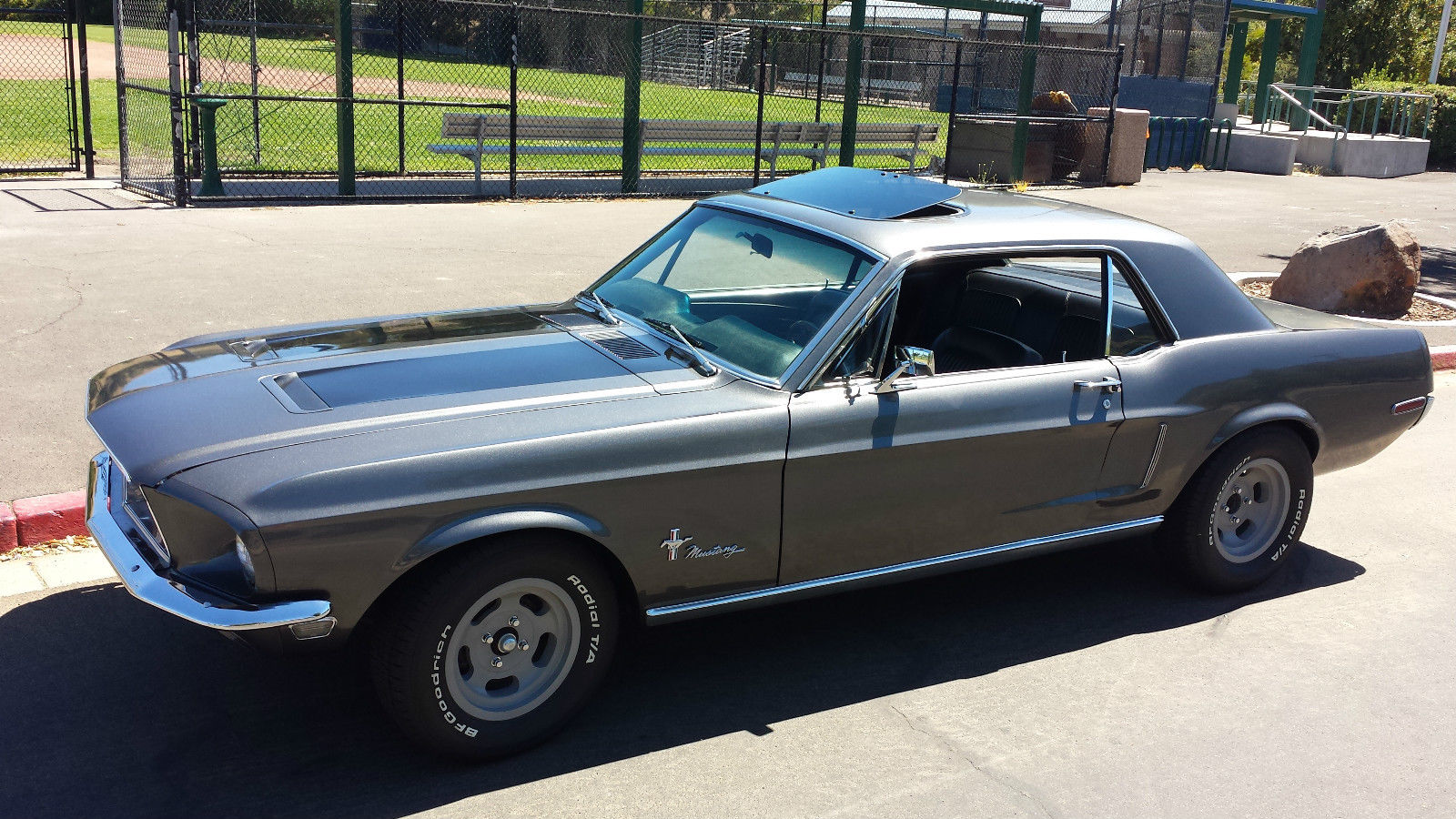 1968 Blue Ford Mustang Coupe