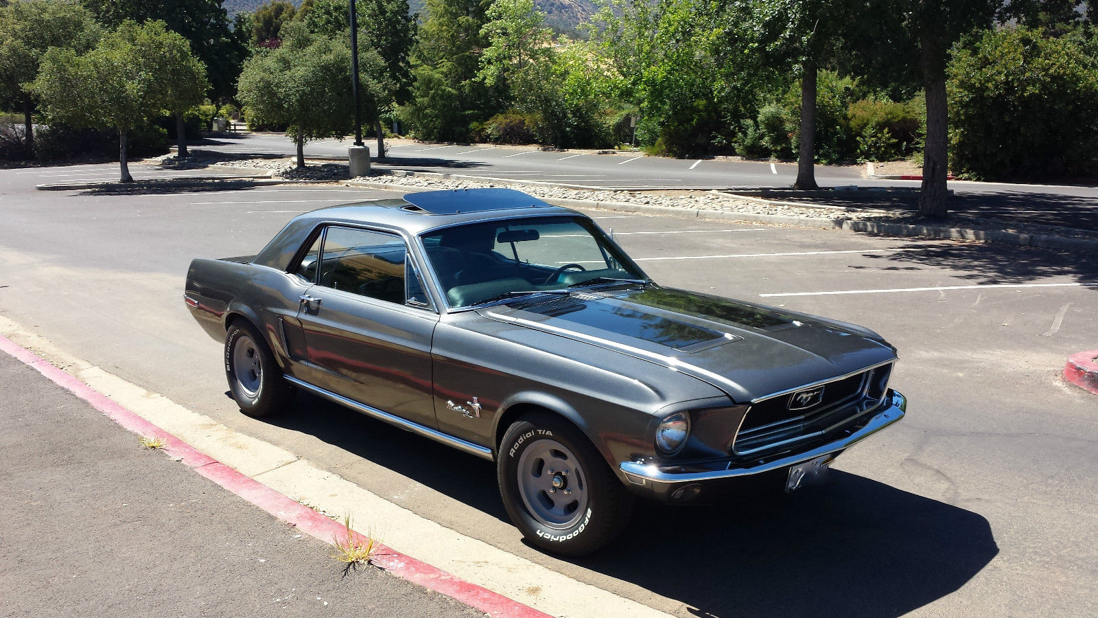 1968 Blue Ford Mustang Coupe