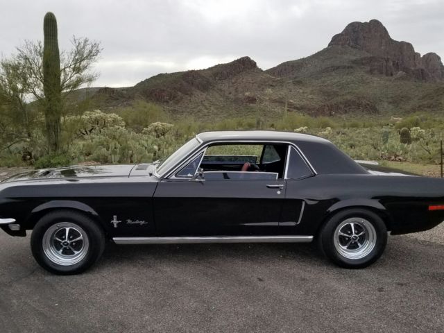 1968 Black Ford Mustang Coupe