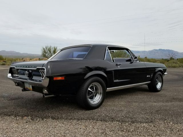 1968 Black Ford Mustang Coupe