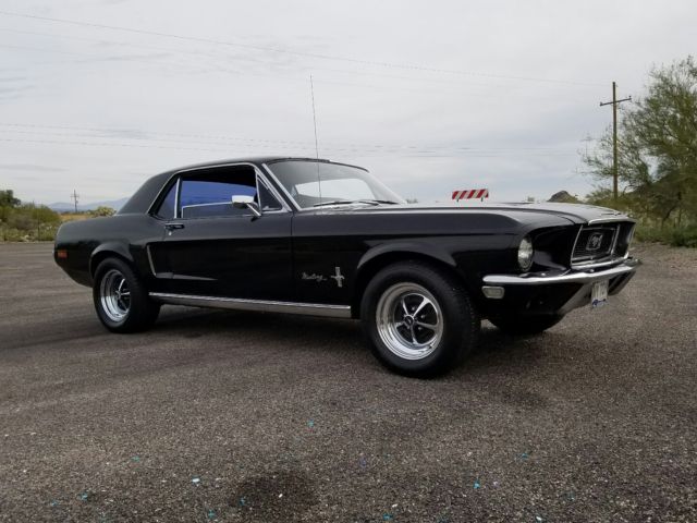 1968 Black Ford Mustang Coupe