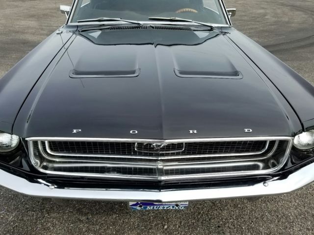 1968 Black Ford Mustang Coupe