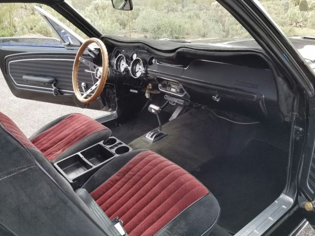 1968 Black Ford Mustang Coupe