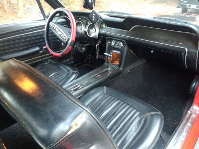 1968 Red Ford Mustang Coupe