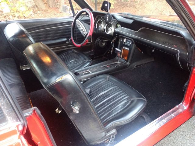 1968 Red Ford Mustang Coupe