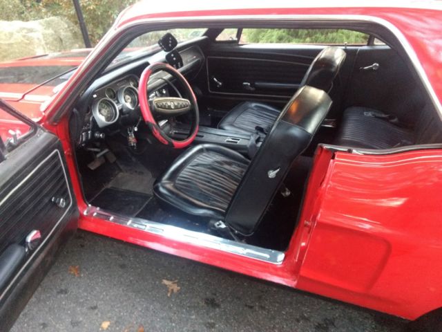 1968 Red Ford Mustang Coupe