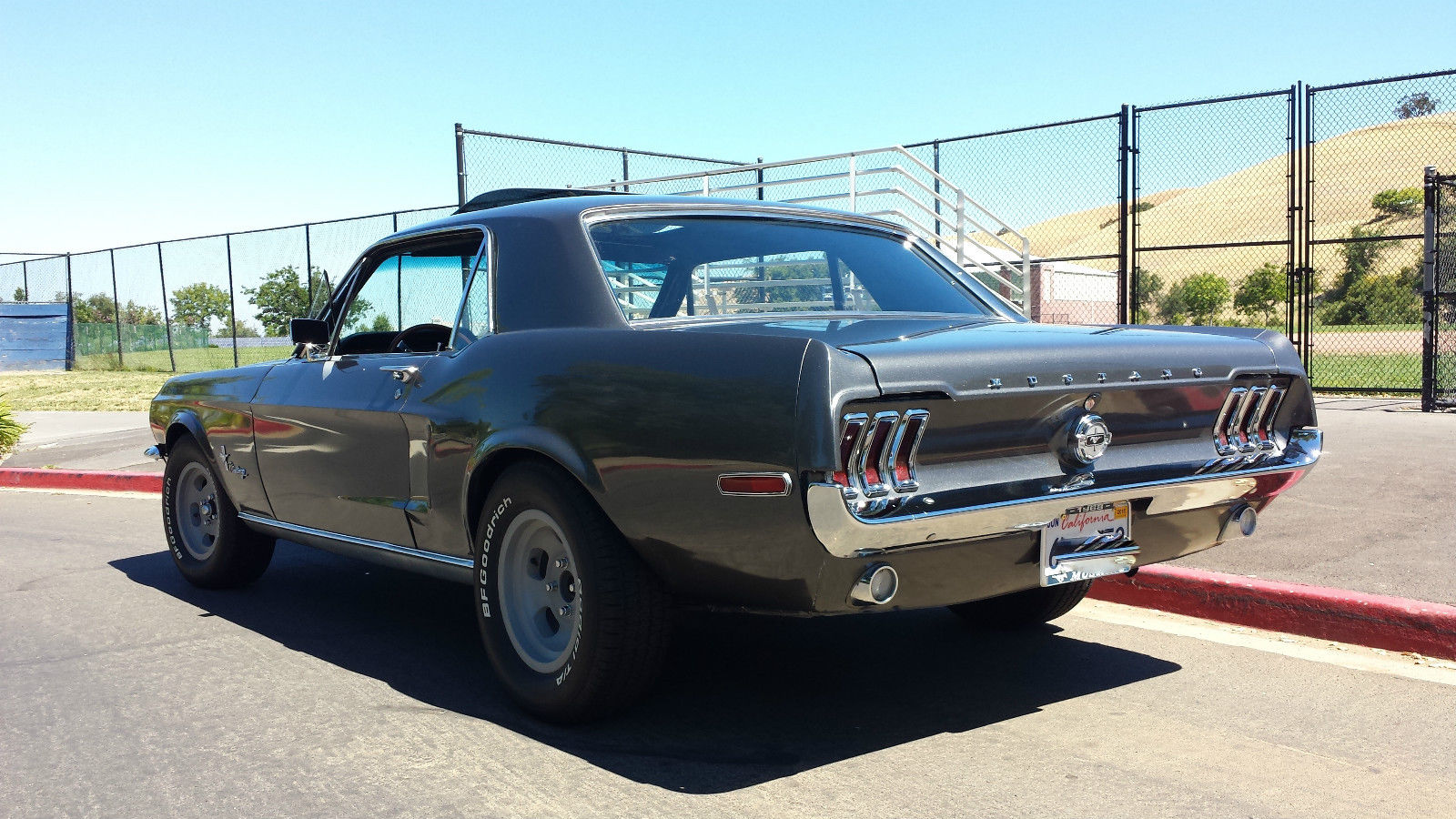 1968 Blue Ford Mustang Coupe