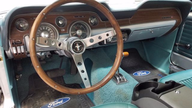 1968 Silver Ford Mustang Coupe