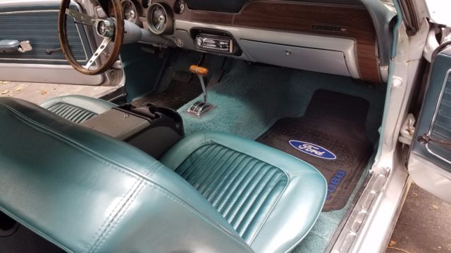 1968 Silver Ford Mustang Coupe