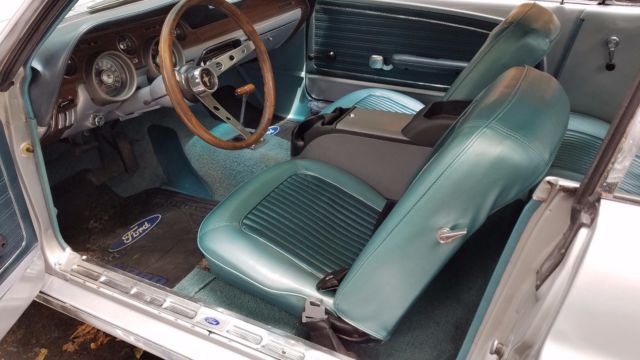 1968 Silver Ford Mustang Coupe