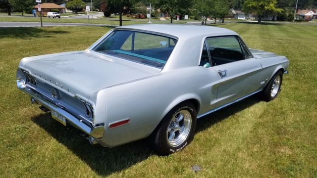 1968 Silver Ford Mustang Coupe