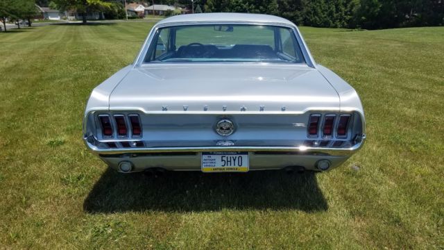1968 Silver Ford Mustang Coupe
