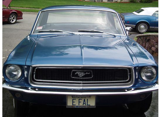 1968 Blue Ford Mustang Coupe