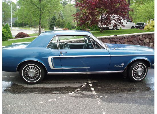 1968 Blue Ford Mustang Coupe
