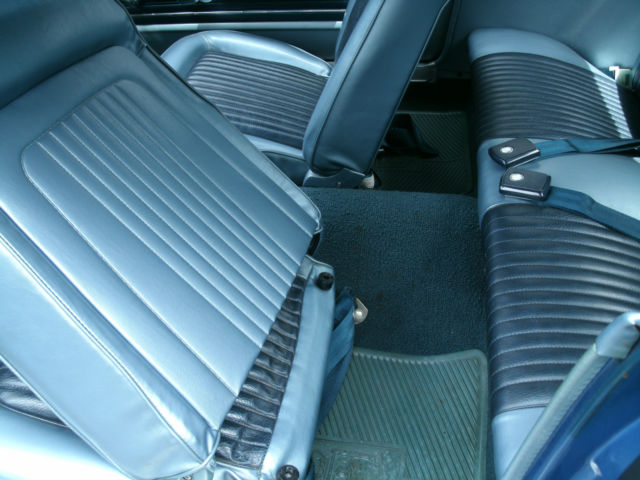 1968 Blue Ford Mustang Coupe