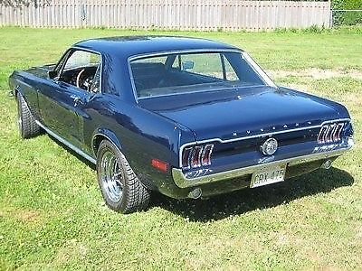 1968 Blue Ford Mustang Coupe