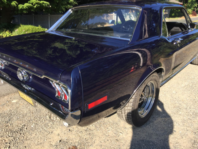 1968 Blue Ford Mustang Coupe