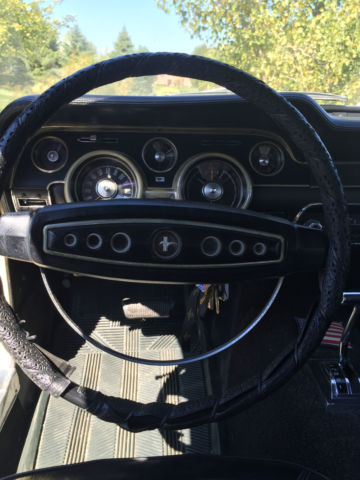 1968 Yellow Ford Mustang Coupe