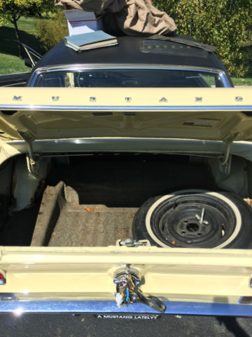 1968 Yellow Ford Mustang Coupe