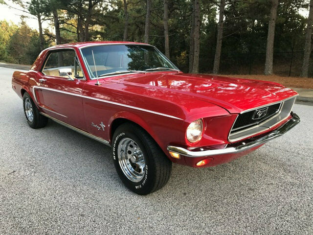 1968 Red Ford Mustang Coupe