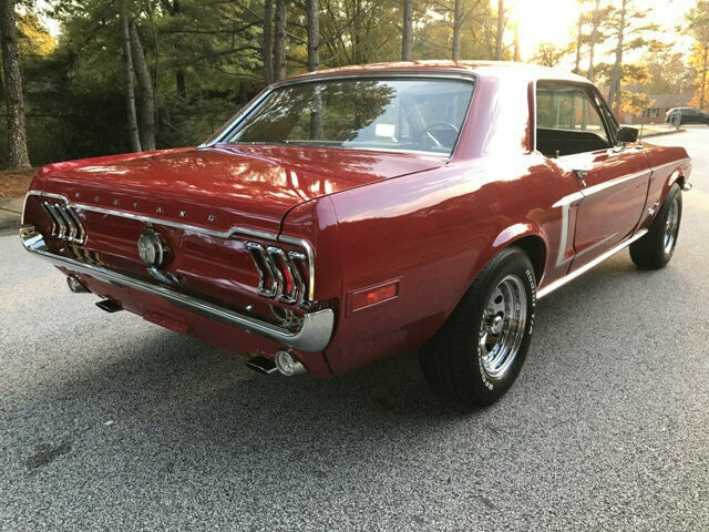 1968 Red Ford Mustang Coupe