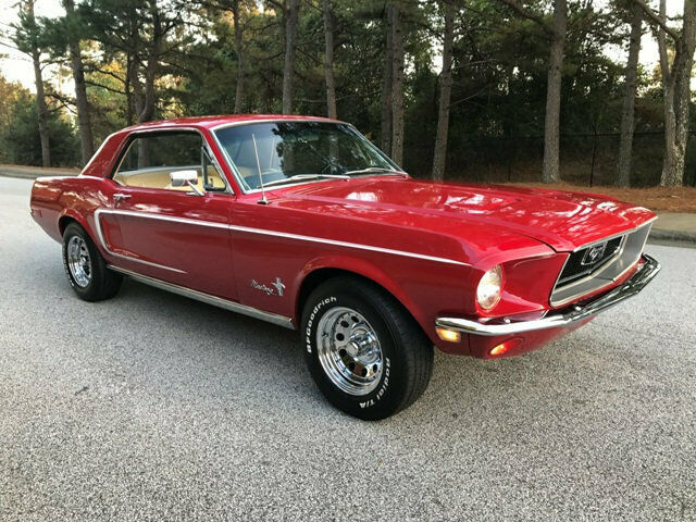 1968 Red Ford Mustang Coupe