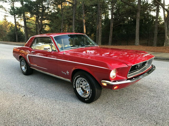 1968 Red Ford Mustang Coupe