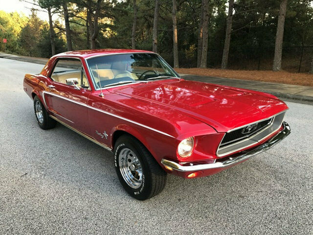1968 Red Ford Mustang Coupe
