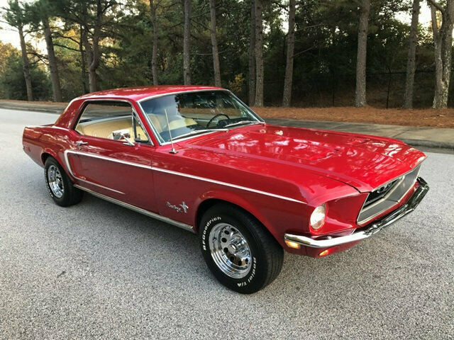 1968 Red Ford Mustang Coupe