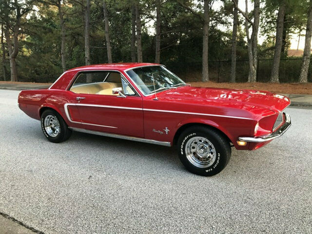 1968 Red Ford Mustang Coupe