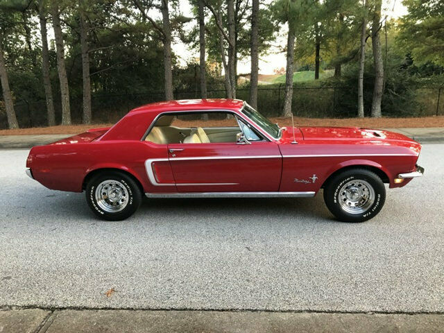 1968 Red Ford Mustang Coupe