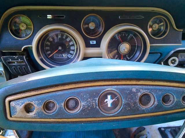 1968 Blue Ford Mustang Coupe