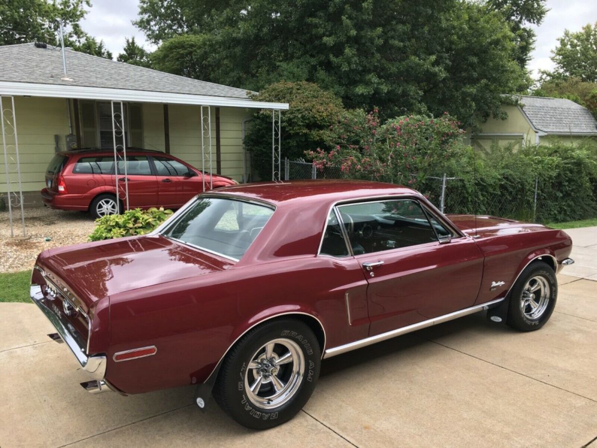1968 Red Ford Mustang Coupe