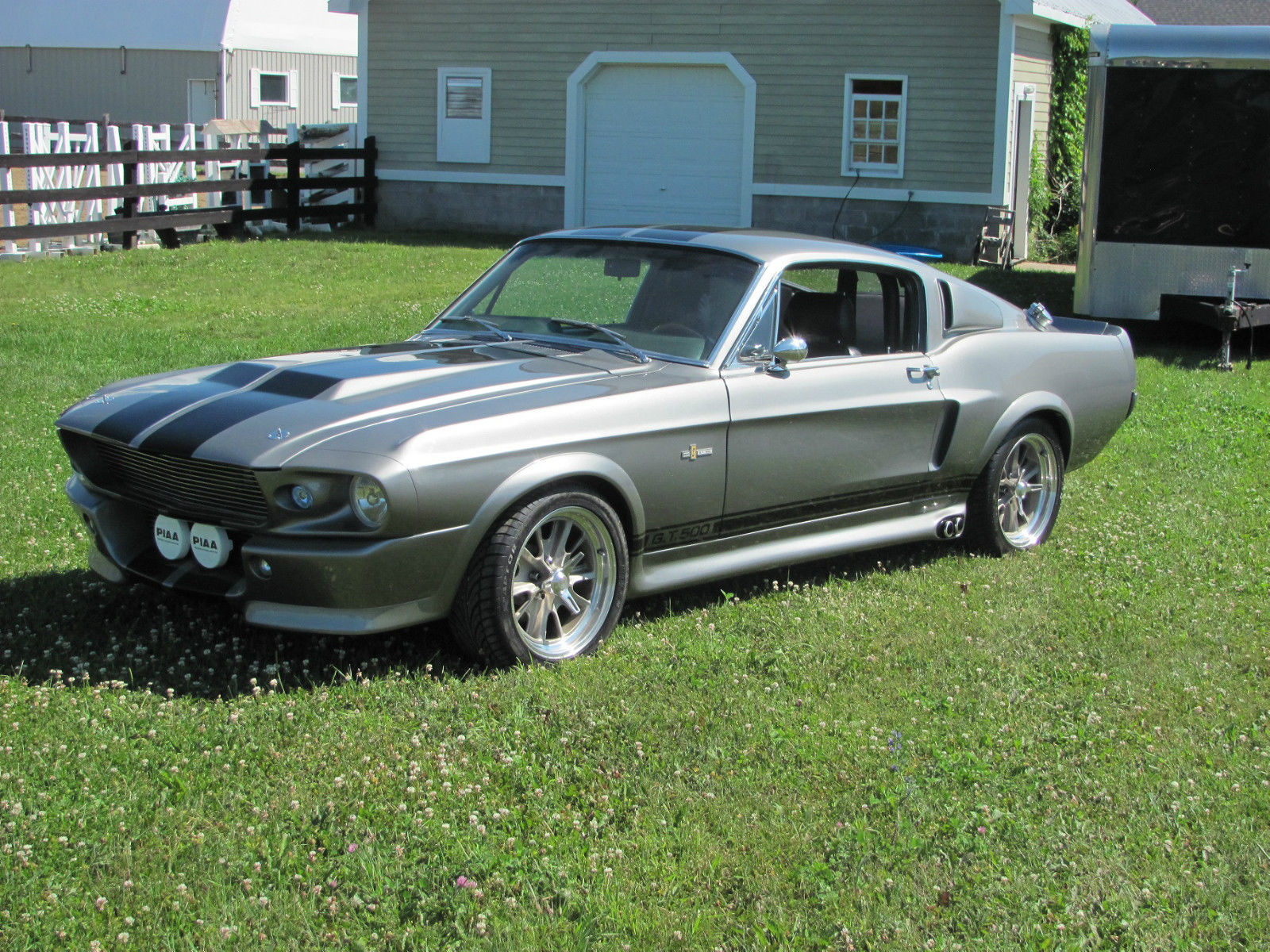 1968 Charcoal Ford Mustang Fastback