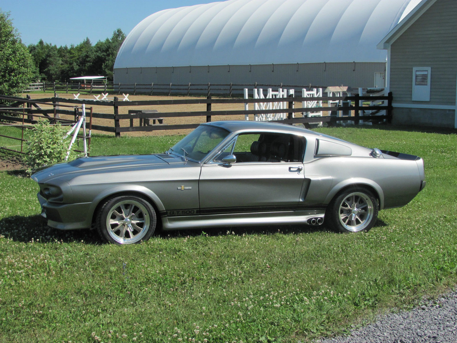 1968 Charcoal Ford Mustang Fastback