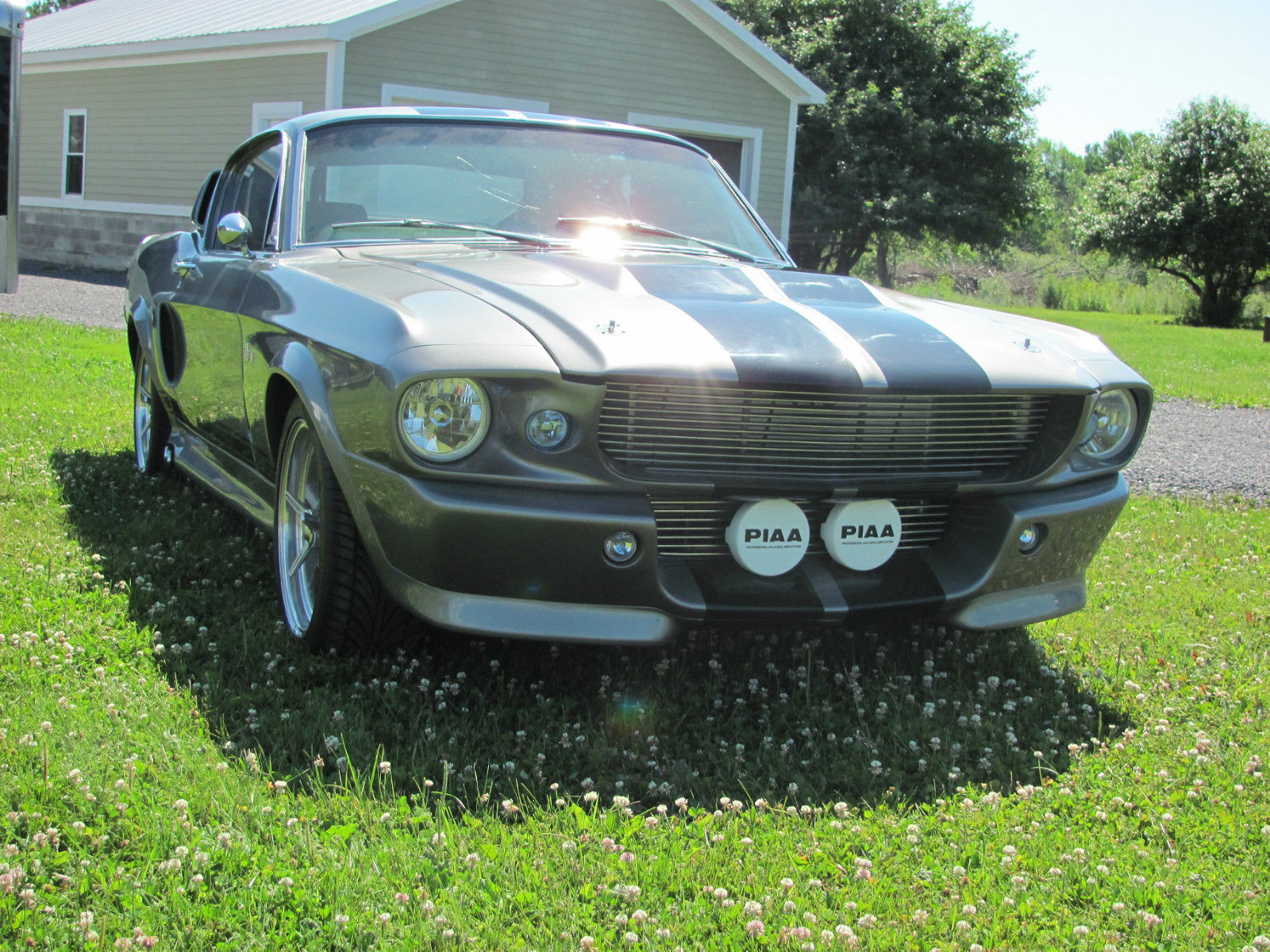1968 Charcoal Ford Mustang Fastback