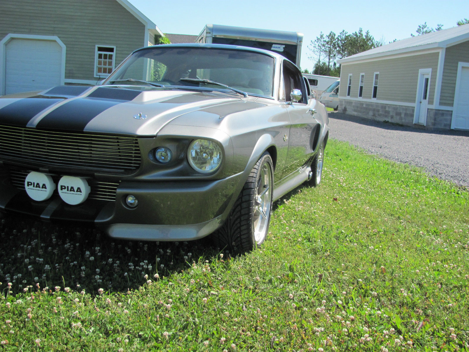 1968 Charcoal Ford Mustang Fastback