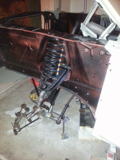 1968 White Ford Mustang Fastback