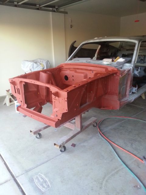 1968 White Ford Mustang Fastback