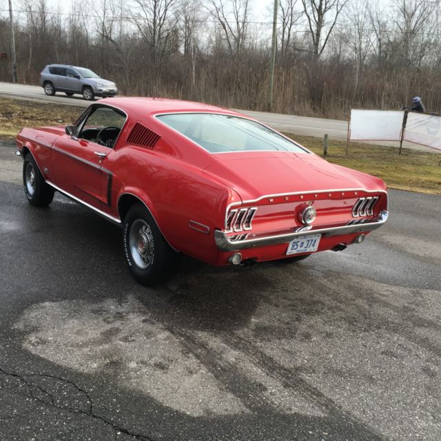 1968 RED Ford Mustang