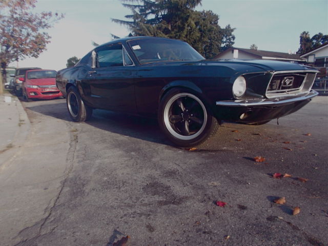 1968 Green Ford Mustang Fastback