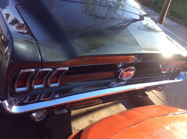 1968 Green Ford Mustang Fastback